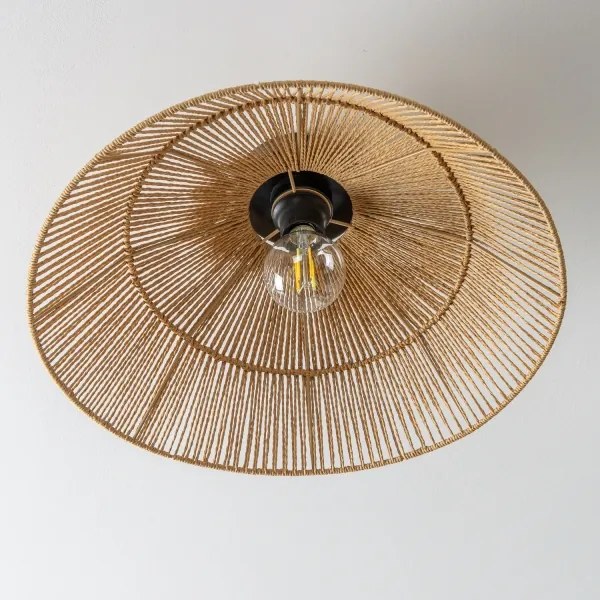 Brilagi - Plafoniera LED CERIA BOHO 1xE27/40W/230V diametro 50 cm marrone