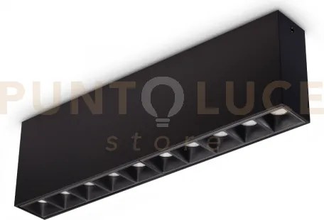Lika proiettore led 3000 k 21w 1400 lm nero 27cm
