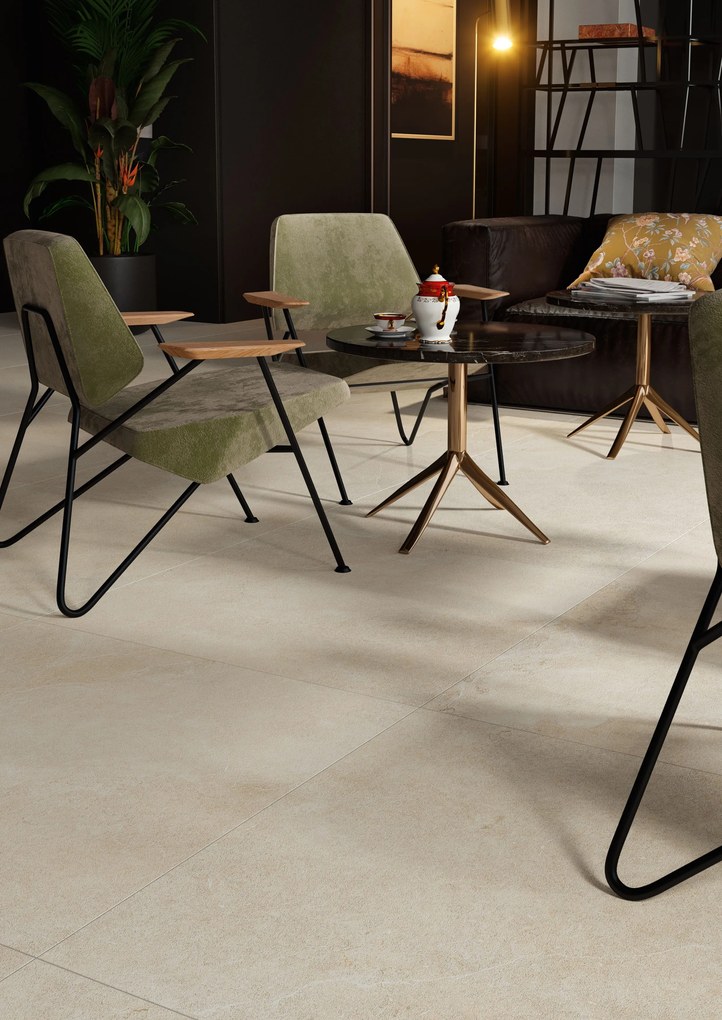 Cotto D'Este Kerlite Lithos 6plus Pavimento Rivestimento 120x120 Cm Effetto Pietra Porcellanato Ceramico Sottile Naturale moon