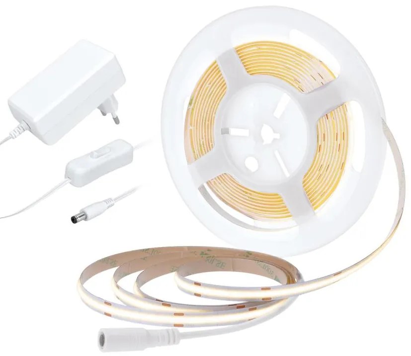 Solight WM59-WW - Striscia LED 8W/m 230V 3000K 5m