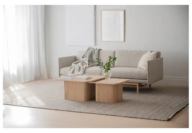 Tappeto in lana grigio 400x300 cm Auckland - Rowico