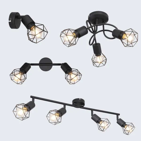 Brilagi - Faretto da parete orientabile CAGE 1xE14/40W/230V