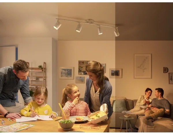 Philips 50664/14/P0 - Faretto LED BYRE 4xLED/4,3W/230V 2200/2500/2700K