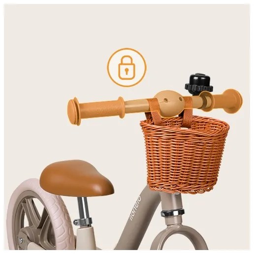 Lionelo - Bici a spinta ALEX PLUS beige