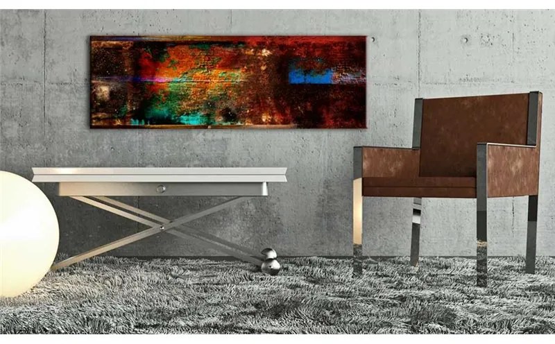 Quadro Autunno canzone  Colore colorful, Dimensioni e Misure 120x40