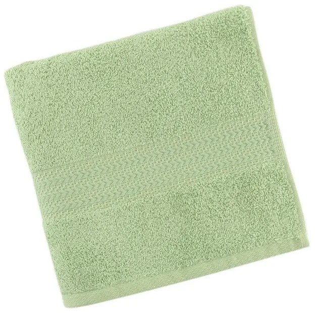 Asciugamano verde in puro cotone, 70 x 140 cm - Foutastic