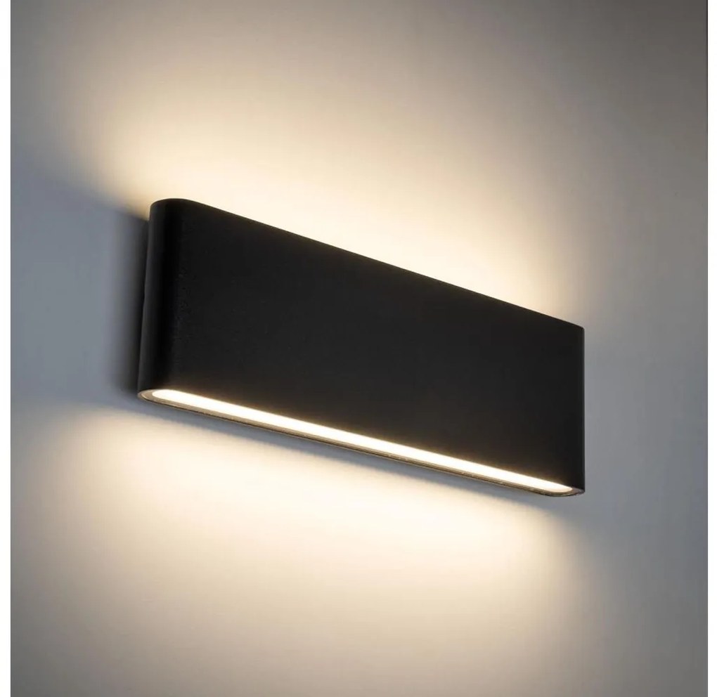 Applique a LED da esterno ARWENA 2xLED/12W/230V IP54 nero