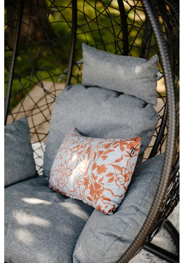 Poltrona sospesa grigio scuro in rattan artificiale Noela - Bonami Selection