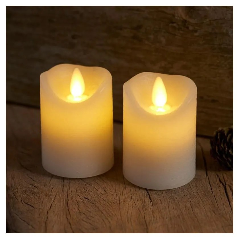 Candele LED in set da 2 (altezza 6,5 cm) Sara Mini - Sirius