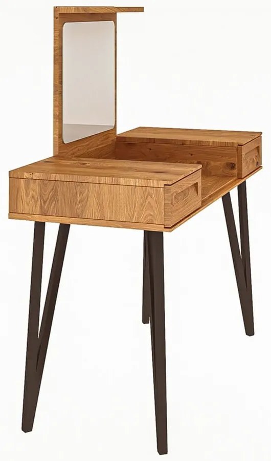 Tavolo da toeletta in rovere 120x53 cm Golo - The Beds