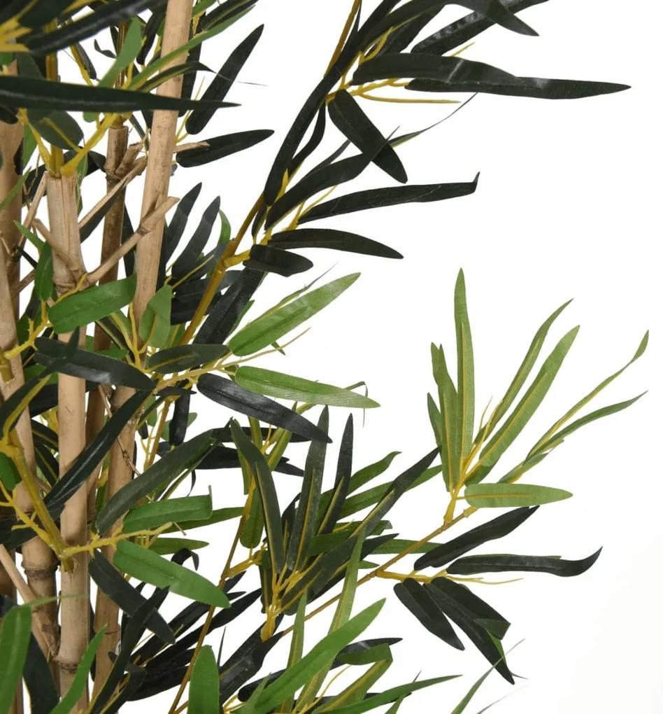 Albero Bambù Artificiale 828 Foglie 150 cm Verde