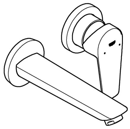 GROHE 20474001 - Miscelatore per lavabo 177 mm, cromo lucido