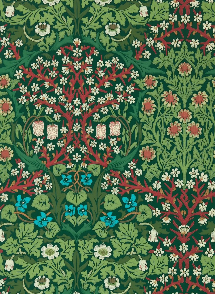 Morris & Co Carta da parati Blackthorn - Autumn