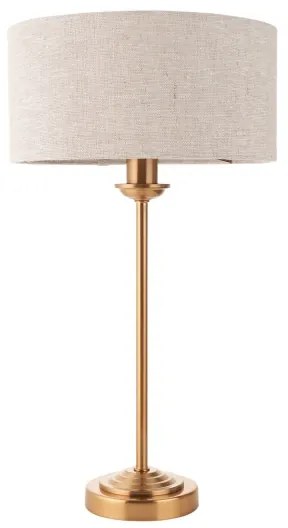 Endon 110728 - Lampada da tavolo HIGHCLERE 1xE14/7W/230V beige/ottone