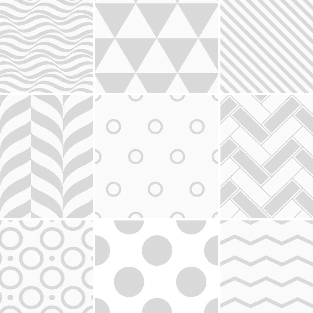 Set di 9 adesivi murali decorativi, 15 x 15 cm Finnish - Ambiance