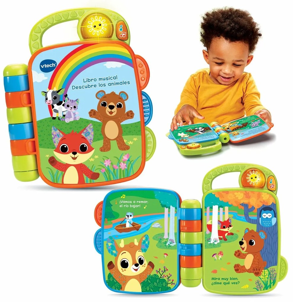 Il Mio Primo Libro Musicale Vtech 18,8 x 5,5 x 21,6 cm animali