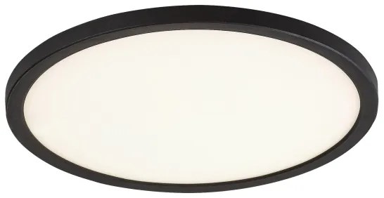 Rabalux 71096 - Plafoniera LED GONZALO 24W/230V, Ø29 cm, nero