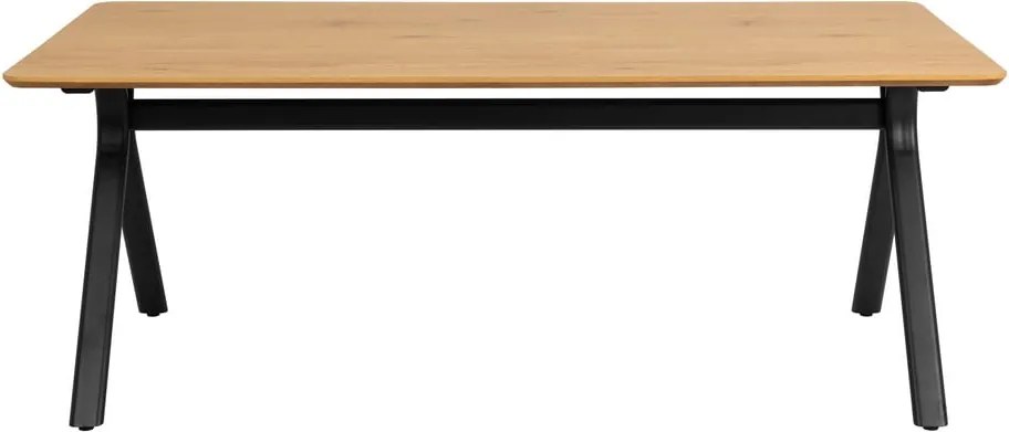 Tavolo da pranzo con piano effetto rovere 100x200 cm Bristol – Actona