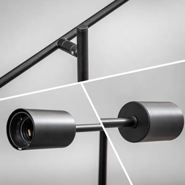 BK Licht 1343 - Lampadario su palo 4xE27/60W/230V