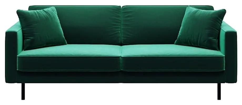 Divano in velluto verde 207 cm Kobo - MESONICA