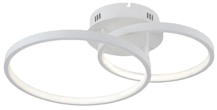 Plafoniera moderno LED Masy, bianco Ø 48 cm, luce naturale NOVECENTO