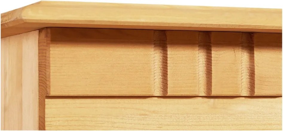 Vetrina in legno di pino in colore naturale 95x35 cm Lisa - Støraa