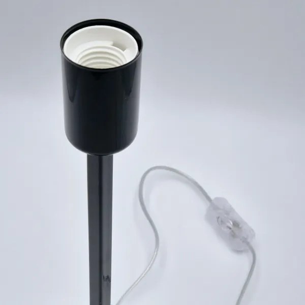 Lampada da tavolo ASTRID 1xE27/60W/230V nero lucido