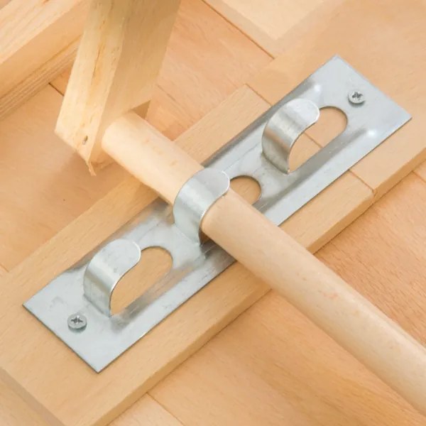 Tavolo pieghevole richiudibile in legno di faggio Naturale 60X77