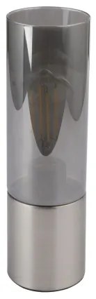 GLOBO 21000N - Lampada da tavolo ANNIKA 1xE27/25W/230V diametro 9 cm cromo