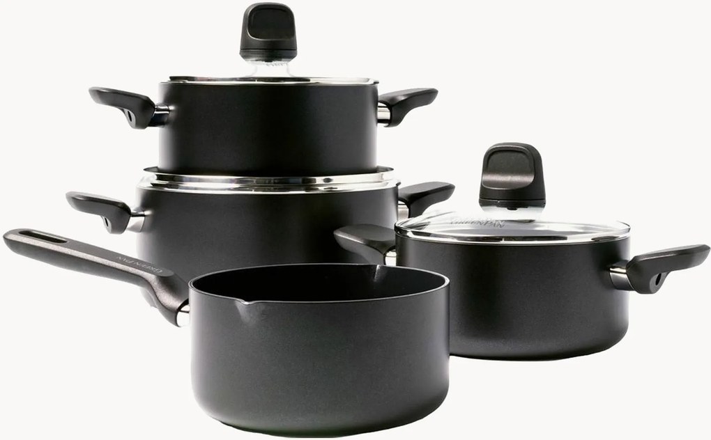 Batteria di pentole con rivestimento antiaderente Memphis 4 pz