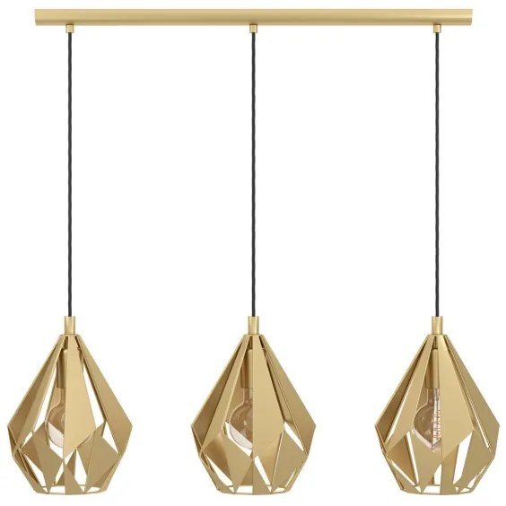 Eglo 43909 - Lampadario a sospensione con filo CARLTON 3xE27/60W/230V