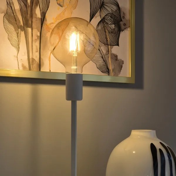 Lampada da tavolo ASTRID 1xE27/60W/230V bianco