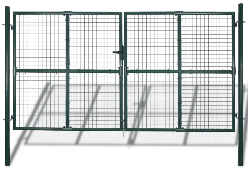 Cancello Per Giardino İn Rete Metallica 289x200 Cm/306x250 Cm /