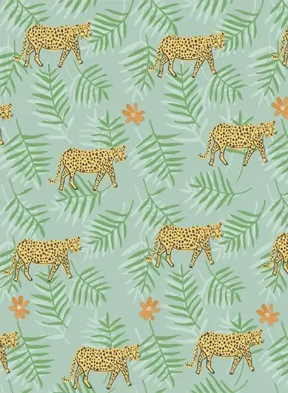 Leoparden Tapete Rice 5 von Eijffinger - 383551