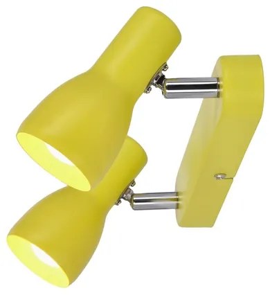 Luce Spot PICARDO 2xE14/40W/230V giallo