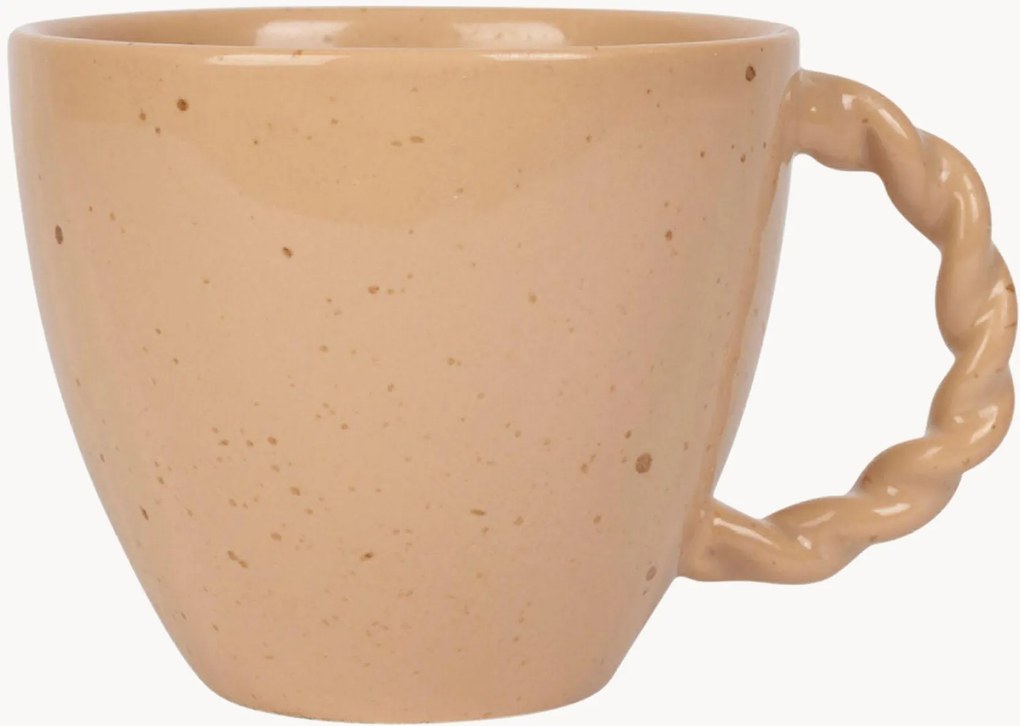 Set di 4 tazze in gres Speckled
