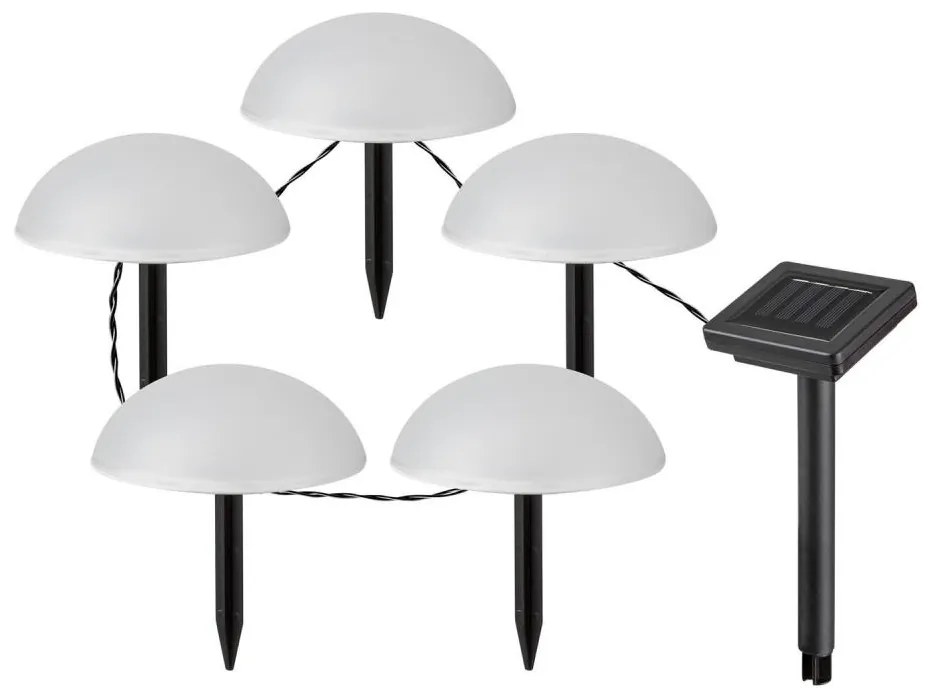 Rabalux 77008 - Lampada LED solare TREPPIO 5xLED/0,2W/1,2V IP44