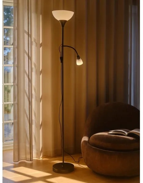 Nordlux - Lampada con piedistallo LAURIA 1xE27/40W/230V + 1xE14/15W