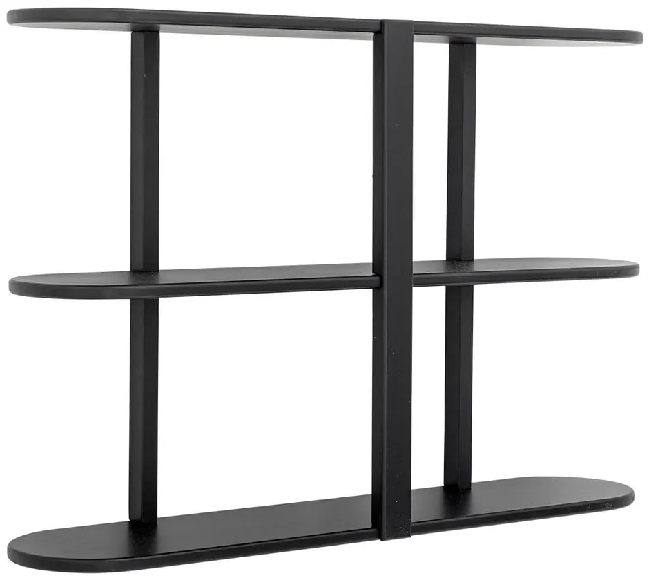 Mensola nera con ripiani multipli 80 cm Vicente – Bloomingville