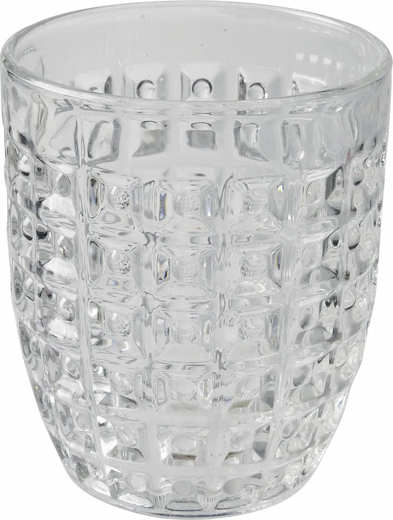 Set 6 Bicchieri Acqua in Vetro 300 ml VdE Tivoli 1996 Geometrie...