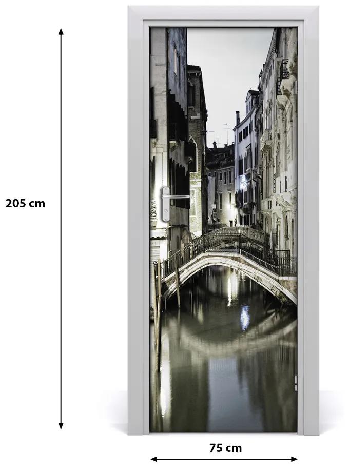 Adesivo per porta interna Venezia, Italia 75x205 cm