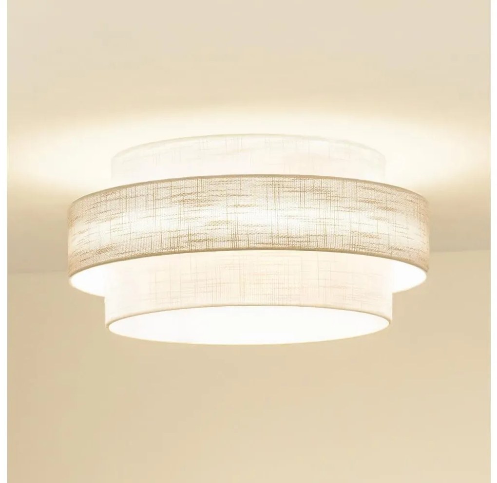Brilagi - Plafoniera DOVER SPACE LED/12W/230V diametro 50 cm grigio/color crema