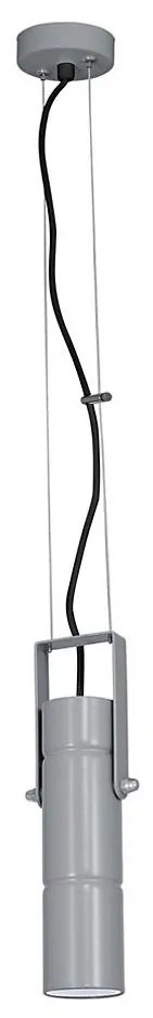 Lampadario a sospensione con filo IMPLODE 1xGU10/8W/230V grigio