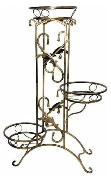 Portafiori 90x65 cm oro