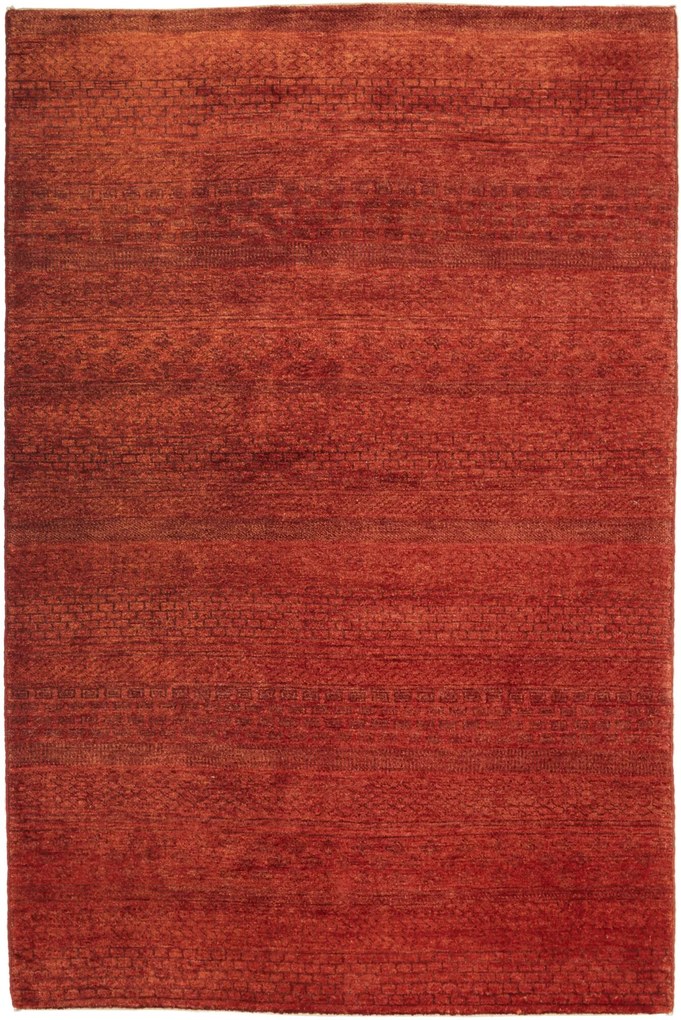 Loribaft Tappeto 190 x 120 Rosa (Pakistan) Annodato A Mano