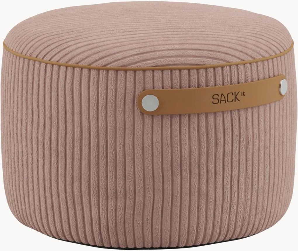 Pouf in velluto a coste SACKit