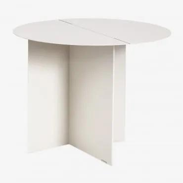 Tavolino rotondo in acciaio Gromit Ø50 cm - Sklum