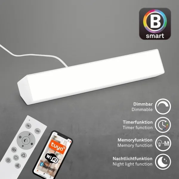 Brilo - LED RGBW Lampada da tavolo dimmerabile LED/9W/230V 3000-6500K Wi-Fi Tuya + +TC
