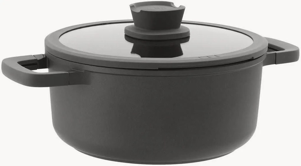 Pentola con rivestimento antiaderente e coperchio Stone+