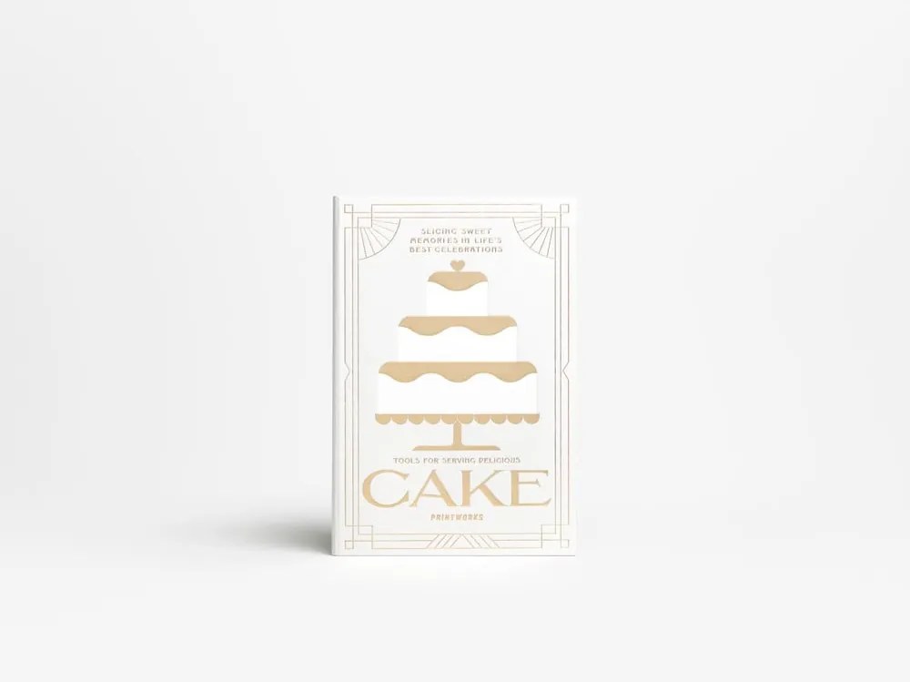 Set di forchettine da dolci bianco/argentato in acciaio inox The Essentials Cake Tools – Printworks